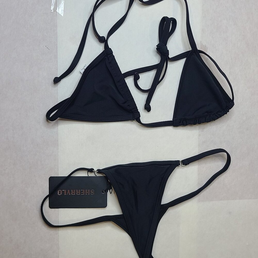 Sherrylo Women’s Bikini Small Black – New with Tags Two Piece Swimwear